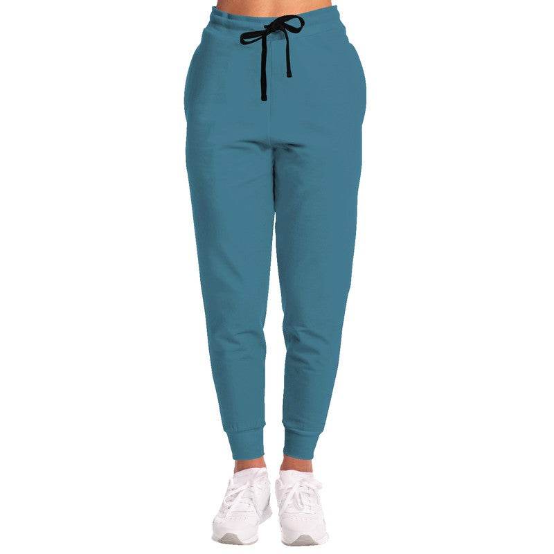 Medium-Dark Muted Cyan Joggers (BC2-MU-MD) - Woman Front