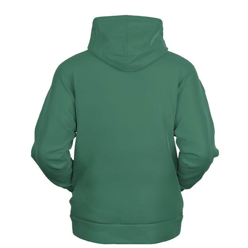 Medium-Dark Muted Green Hoodie (BGG2-MU-MD) - Ghost Back