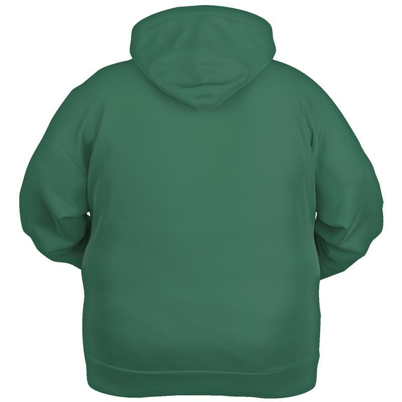 Medium-Dark Muted Green Hoodie PLUS (BGG2-MU-MD) - Ghost Back PLUS