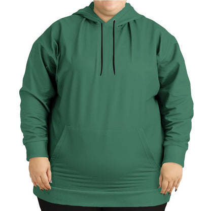 Medium-Dark Muted Green Hoodie PLUS (BGG2-MU-MD) - Woman Front PLUS