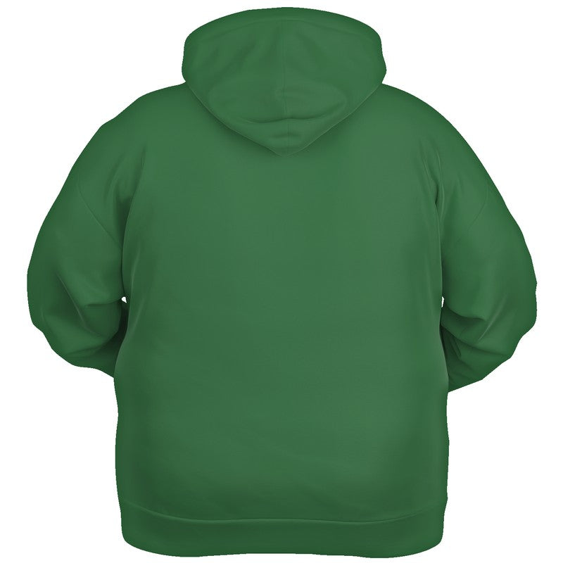 Medium-Dark Muted Green Hoodie PLUS (G-MU-MD) - Ghost Back PLUS
