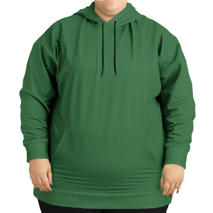 Medium-Dark Muted Green Hoodie PLUS (G-MU-MD) - Woman Front PLUS
