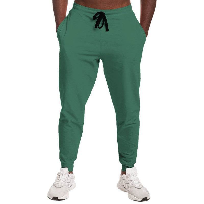 Medium-Dark Muted Green Joggers (BGG2-MU-MD) - Man Front