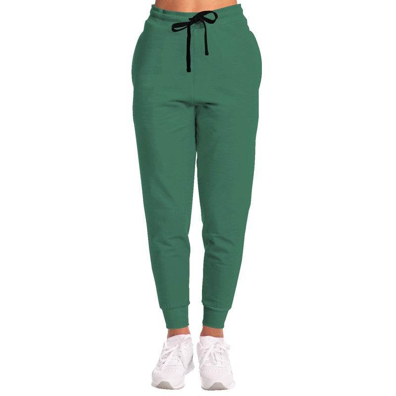 Medium-Dark Muted Green Joggers (BGG2-MU-MD) - Woman Front