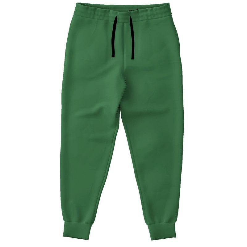 Medium-Dark Muted Green Joggers (G-MU-MD) - Front