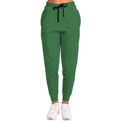 Medium-Dark Muted Green Joggers (G-MU-MD) - Woman Front