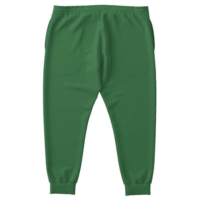 Medium-Dark Muted Green Joggers PLUS (G-MU-MD) - Back PLUS