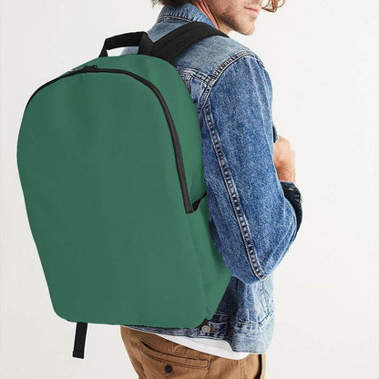 Medium-Dark Muted Green Waterproof Backpack (BGG2-MU-MD) - Man CloseUp