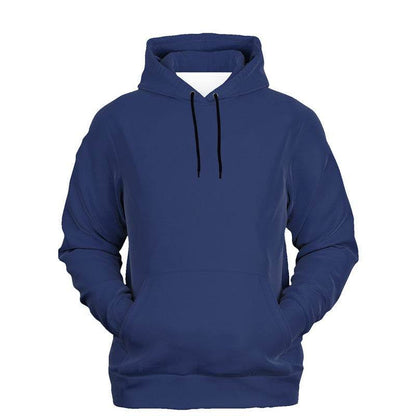 Medium-Dark Muted Indigo Hoodie (I-MU-MD) - Ghost Front