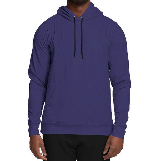 Medium-Dark Muted Indigo Hoodie (PUI2-MU-MD) - Man Front