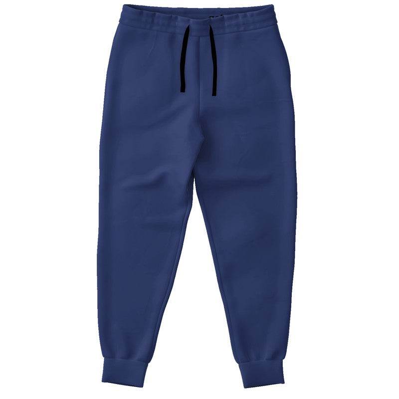 Medium-Dark Muted Indigo Joggers (I-MU-MD) - Front