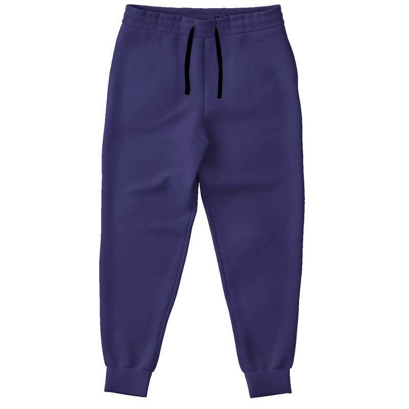 Medium-Dark Muted Indigo Joggers (PUI2-MU-MD) - Front