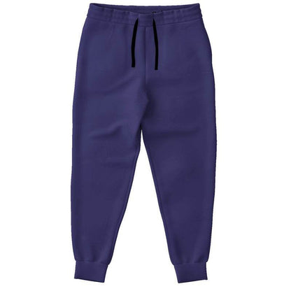Medium-Dark Muted Indigo Joggers (PUI2-MU-MD) - Front