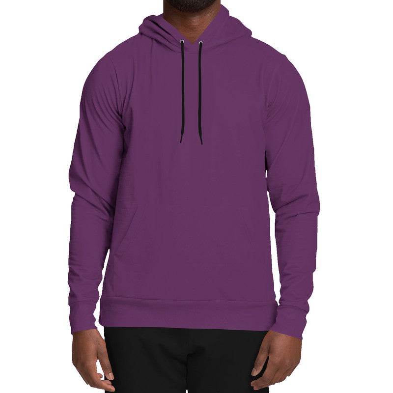 Medium-Dark Muted Magenta Hoodie (M-MU-MD) - Man Front