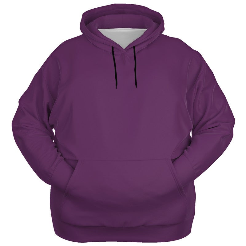 Medium-Dark Muted Magenta Hoodie PLUS (M-MU-MD) - Ghost Front PLUS