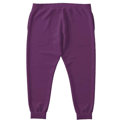 Medium-Dark Muted Magenta Joggers PLUS (M-MU-MD) - Back PLUS