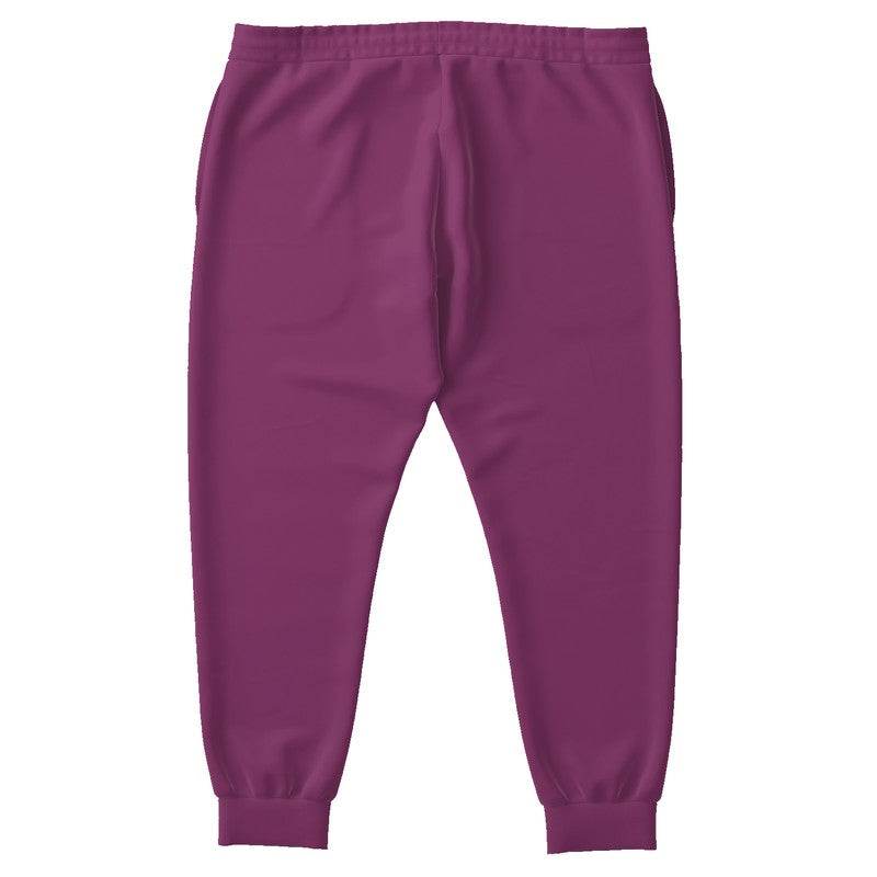 Medium-Dark Muted Magenta Joggers PLUS (PIM2-MU-MD) - Back PLUS