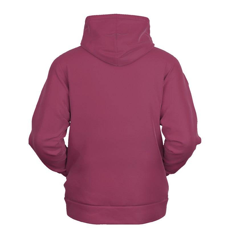 Medium-Dark Muted Pink Hoodie (PI-MU-MD) - Ghost Back