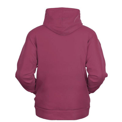 Medium-Dark Muted Pink Hoodie (PI-MU-MD) - Ghost Back