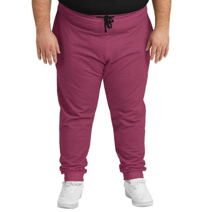 Medium-Dark Muted Pink Joggers PLUS (PI-MU-MD) - Man Front PLUS