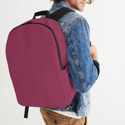 Medium-Dark Muted Pink Waterproof Backpack (PI-MU-MD) - Man CloseUp