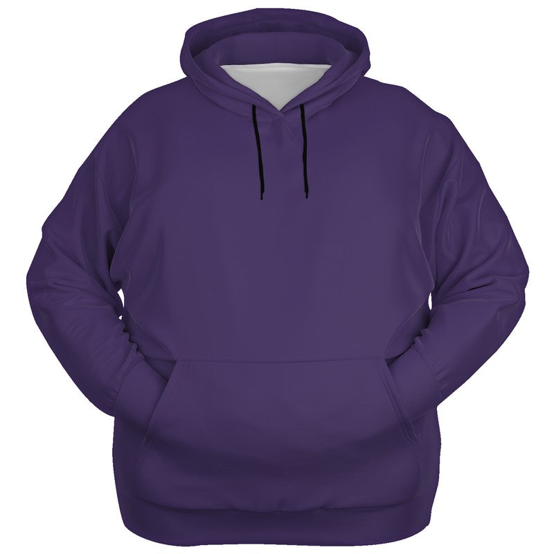 Medium-Dark Muted Purple Hoodie PLUS (PU-MU-MD) - Ghost Front PLUS
