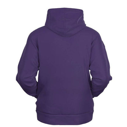Medium-Dark Muted Purple Hoodie (PU-MU-MD) - Ghost Back