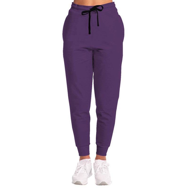 Medium-Dark Muted Purple Joggers (MPU2-MU-MD) - Woman Front
