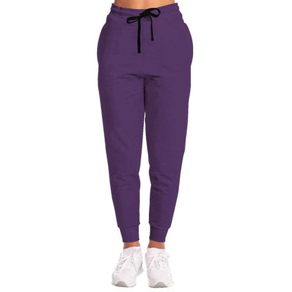 Medium-Dark Muted Purple Joggers (MPU2-MU-MD) - Woman Front