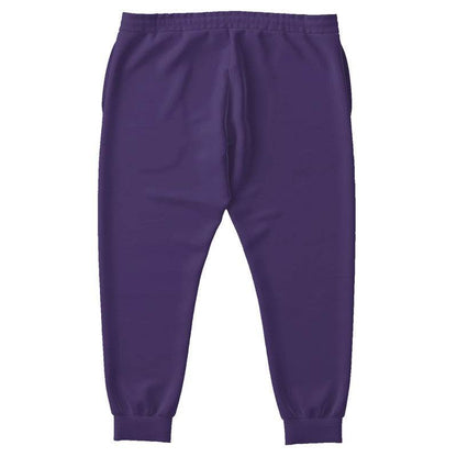 Medium-Dark Muted Purple Joggers PLUS (PU-MU-MD) - Back PLUS