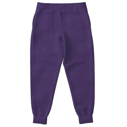 Medium-Dark Muted Purple Joggers (PU-MU-MD) - Back