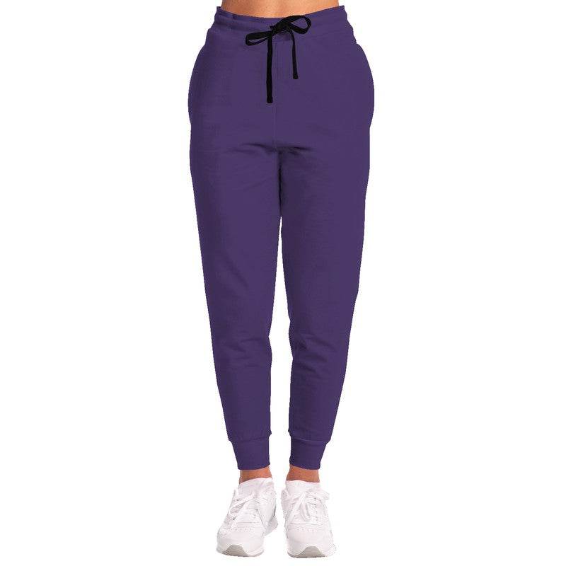 Medium-Dark Muted Purple Joggers (PU-MU-MD) - Woman Front