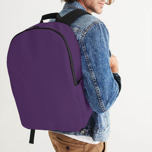 Medium-Dark Muted Purple Waterproof Backpack (MPU2-MU-MD) - Man CloseUp