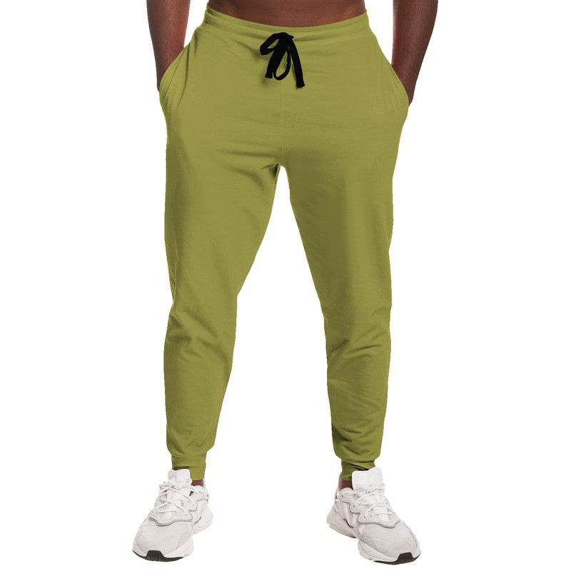 Medium-Dark Muted Yellow Joggers (LY2-MU-MD) - Man Front