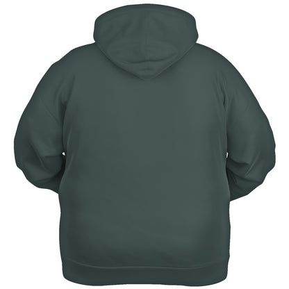 Medium-Dark Neutral Blue-Green Hoodie PLUS (CBG2-NE-MD) - Ghost Back PLUS