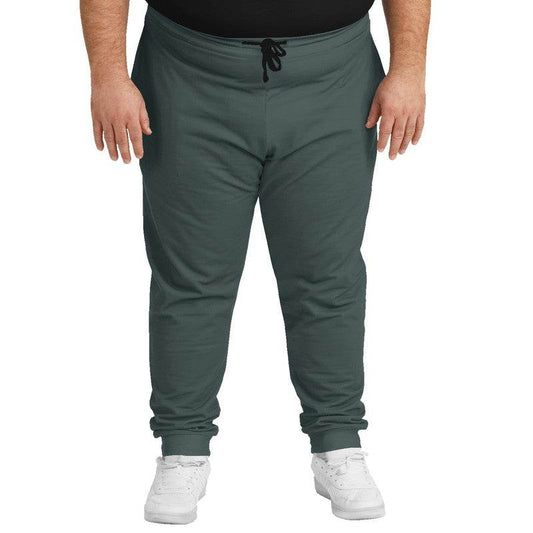 Medium-Dark Neutral Blue-Green Joggers PLUS (CBG2-NE-MD) - Man Front PLUS
