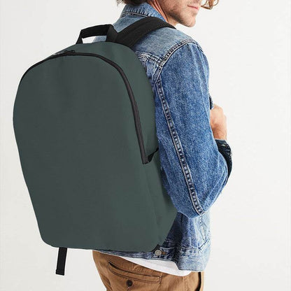 Medium-Dark Neutral Blue-Green Waterproof Backpack (CBG2-NE-MD) - Man CloseUp