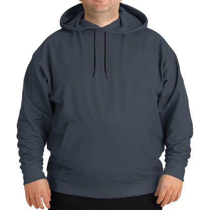 Medium-Dark Neutral Blue Hoodie PLUS (IB2-NE-MD) - Man Front PLUS