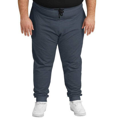 Medium-Dark Neutral Blue Joggers PLUS (IB2-NE-MD) - Man Front PLUS