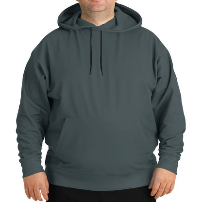 Medium-Dark Neutral Cyan Hoodie PLUS (C-NE-MD) - Man Front PLUS