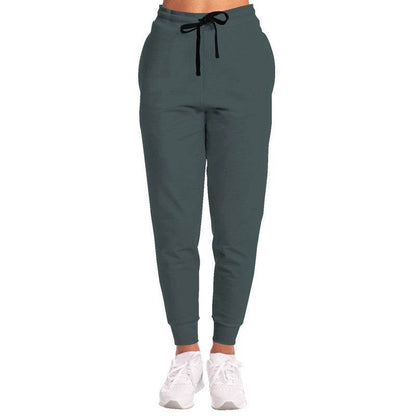Medium-Dark Neutral Cyan Joggers (C-NE-MD) - Woman Front