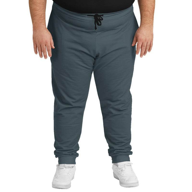 Medium-Dark Neutral Cyan Joggers PLUS (BC2-NE-MD) - Man Front PLUS