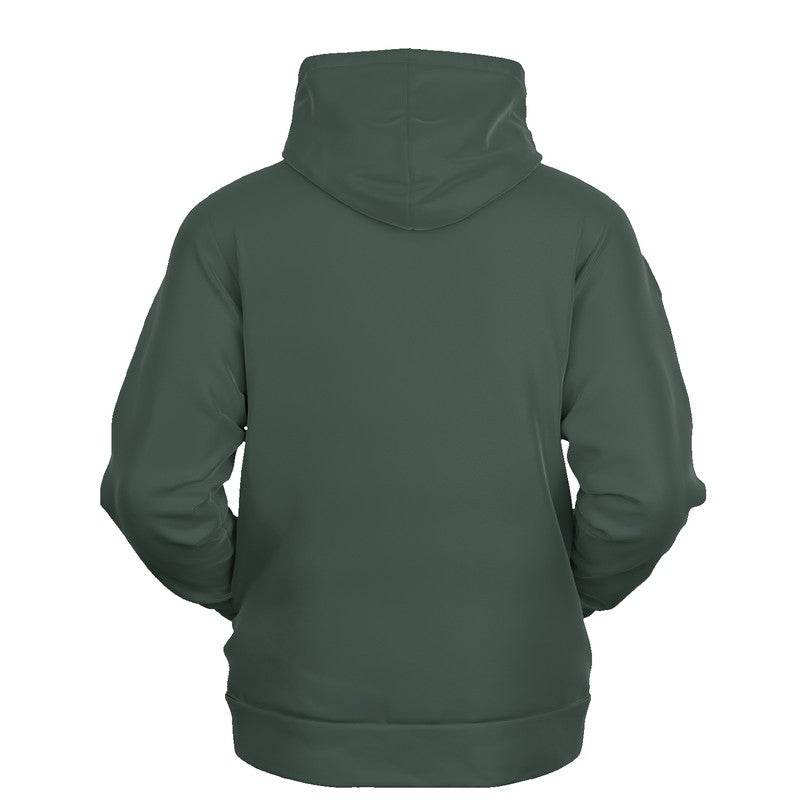 Medium-Dark Neutral Green Hoodie (BGG2-NE-MD) - Ghost Back