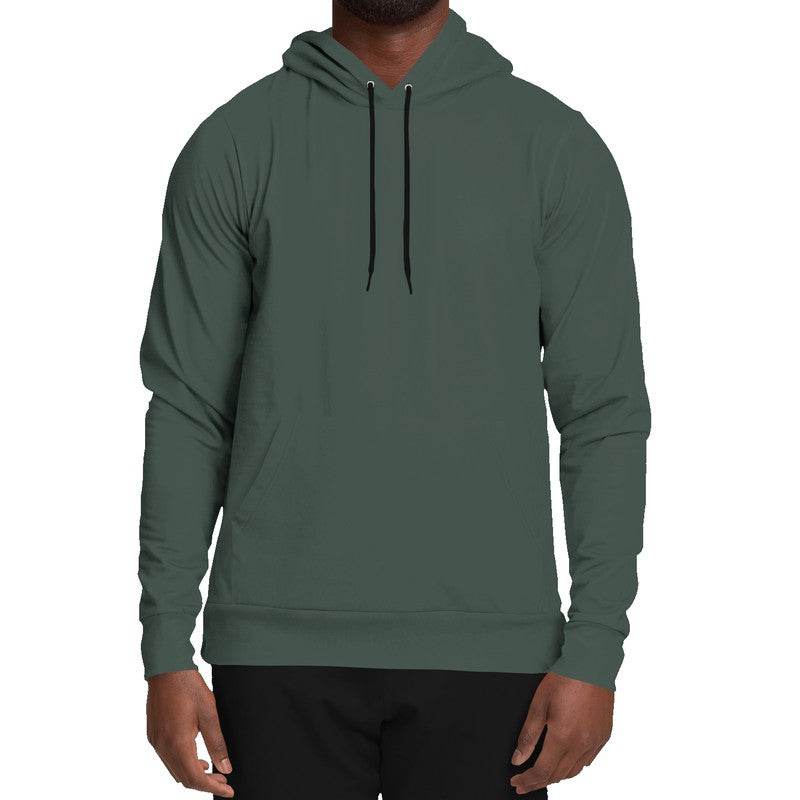 Medium-Dark Neutral Green Hoodie (BGG2-NE-MD) - Man Front