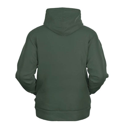 Medium-Dark Neutral Green Hoodie (G-NE-MD) - Ghost Back