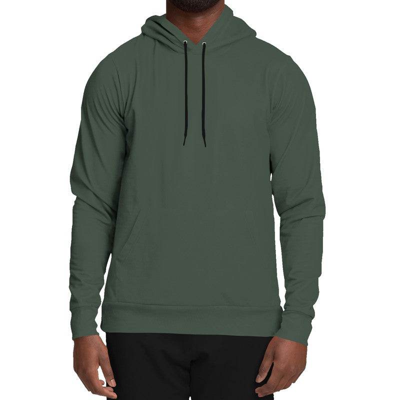 Medium-Dark Neutral Green Hoodie (G-NE-MD) - Man Front