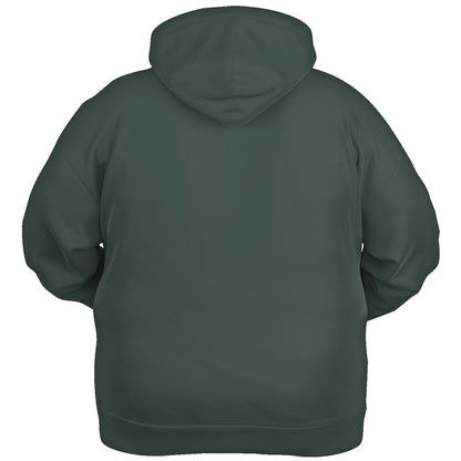 Medium-Dark Neutral Green Hoodie PLUS (BGG2-NE-MD) - Ghost Back PLUS