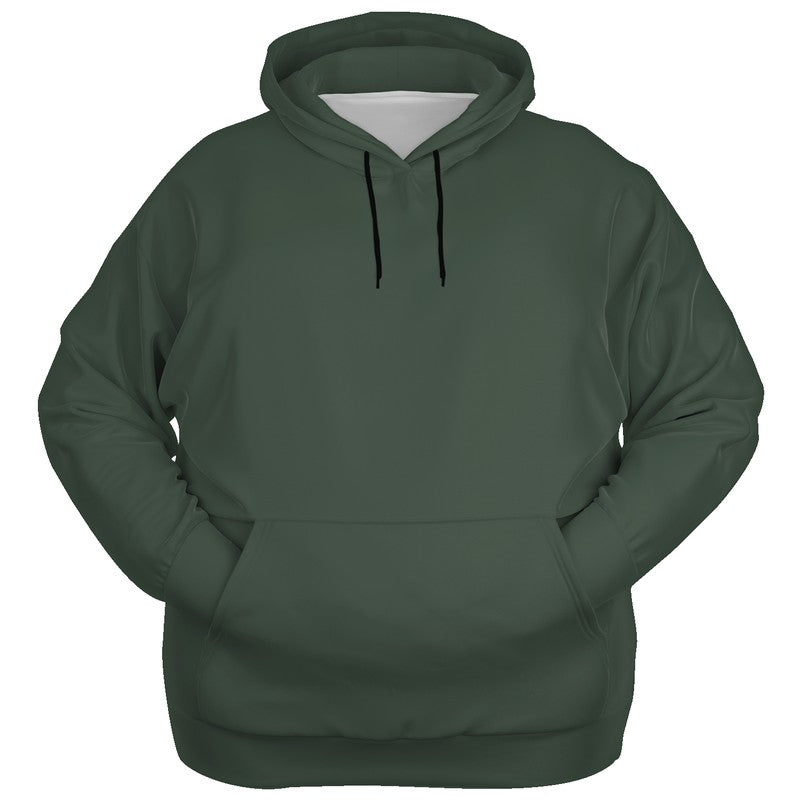 Medium-Dark Neutral Green Hoodie PLUS (G-NE-MD) - Ghost Front PLUS