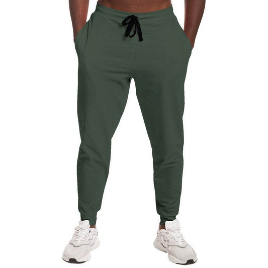 Medium-Dark Neutral Green Joggers (G-NE-MD) - Man Front