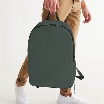 Medium-Dark Neutral Green Waterproof Backpack (BGG2-NE-MD) - Man Holding CloseUp